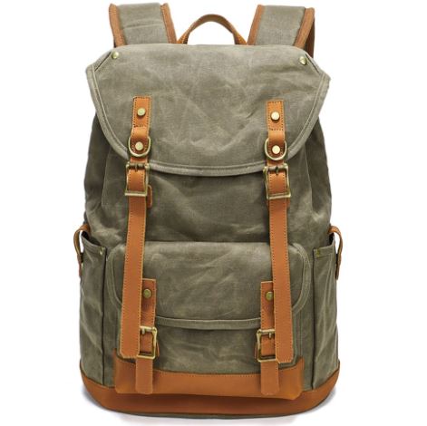 DayPack Canvas & Crazy Horse Leather
